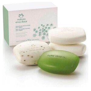 Erva Doce Soap Set - Green and White